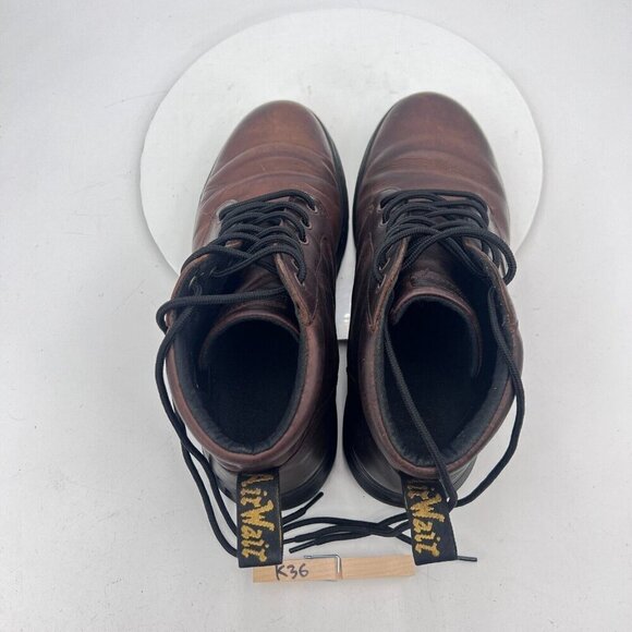 Dr. Martens Bonny Leather Men Size 10 Dark Brown Round Toe Ankle Chukka Boot - Picture 10 of 12